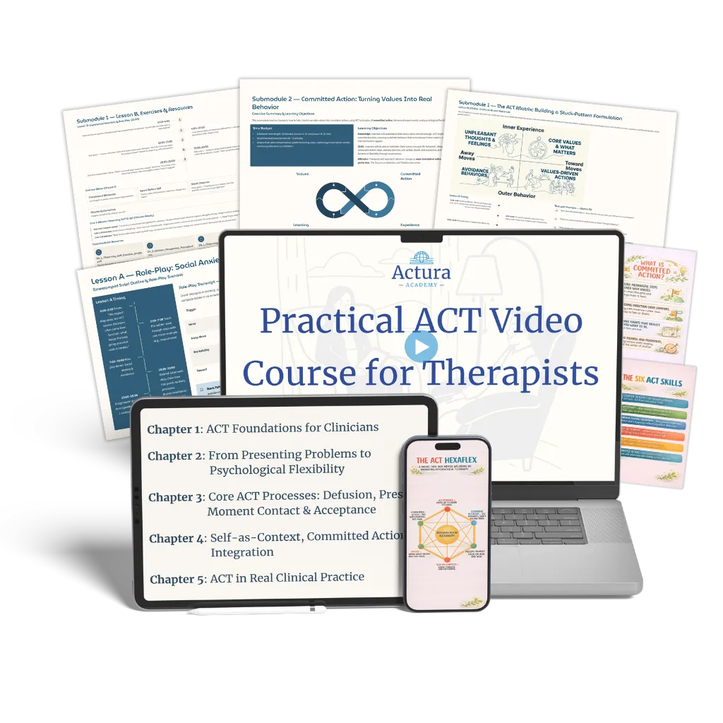 ACT in Practice: Practical ACT Training for Therapists